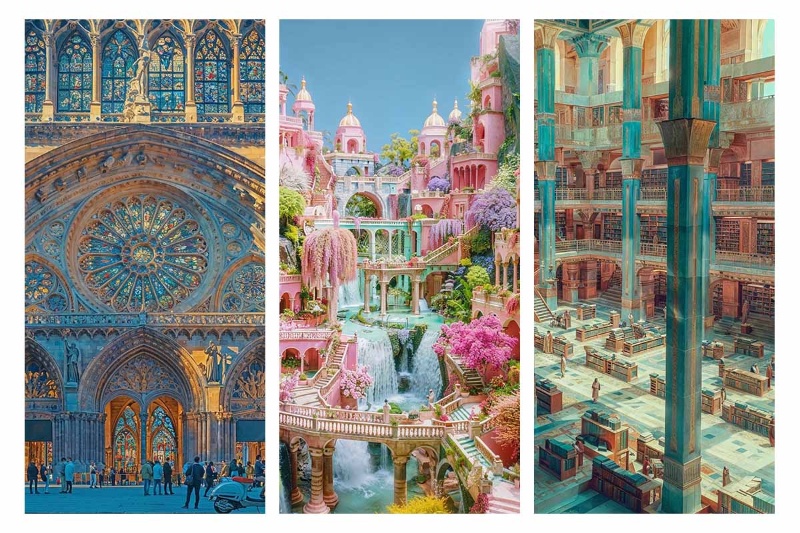 از باغهای معلق بابل تا شهر گمشده آتلانتیس، مکانهای باستانی معروف چه شکلی بودهاند؟