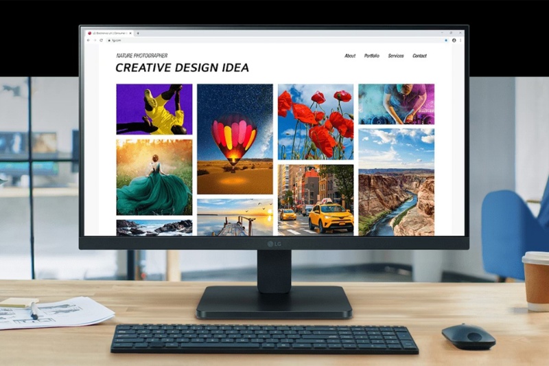 الجی مانیتور ارزان ۱۰۰ هرتز با وضوح فول اچدی رونمایی کرد