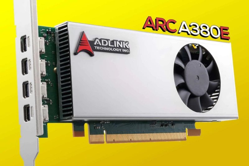 کارت گرافیک تک‌اسلاتی و ارزان Arc A380E اینتل عرضه شد