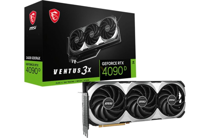کارت گرافیک سفارشی RTX 4090D Ventus 3X برای گیمرهای چینی رونمایی شد