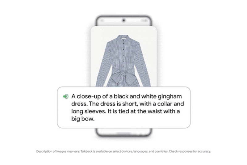 توصیف عکس برای افراد نابینا؛ گوگل سرویس TalkBack را به هوش مصنوعی مجهز کرد