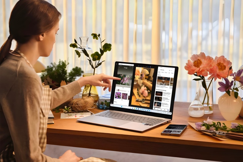 گلکسی بوک ۴ اج رونمایی شد؛ لپتاپ ۱۲۰ هرتز اولد سامسونگ با هوش مصنوعی جادویی