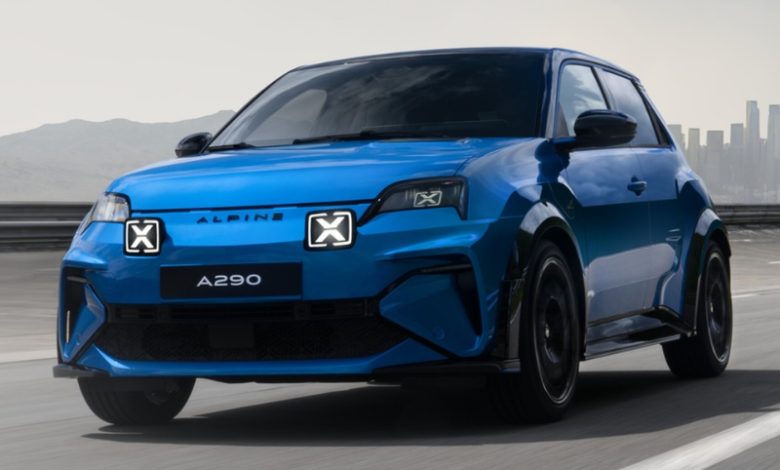 خودرو برقی جمعوجور Alpine A290 با برد حرکتی ۳۸۰ کیلومتر معرفی شد