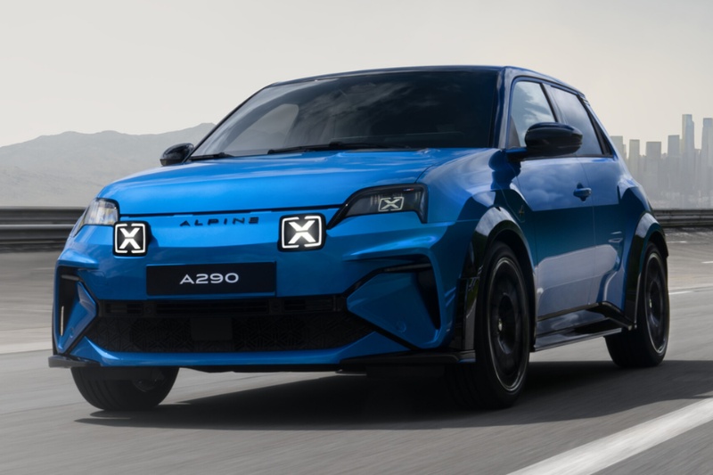خودرو برقی جمعوجور Alpine A290 با برد حرکتی ۳۸۰ کیلومتر معرفی شد