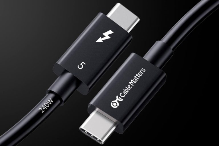 اولین کابل Thunderbolt 5 دنیا با پشتیبانی از شارژ ۲۴۰ وات و قیمت منطقی عرضه شد
