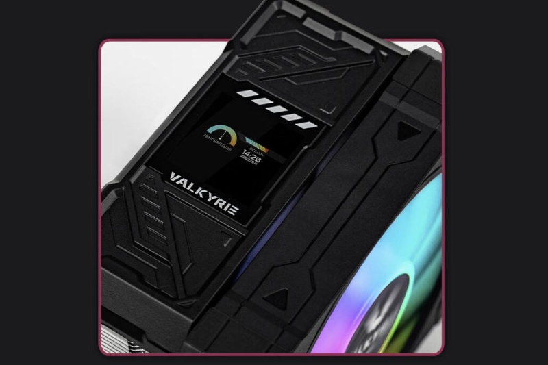 خنککننده ارزانقیمت جدید Valkyrie نمایشگر LCD و نورپردازی دارد