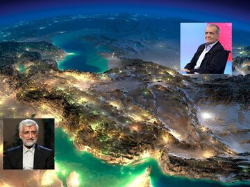 سبقت پزشکیان از جلیلی پس از پایان مناظرهها / آخرین نتایج نظرسنجیها در فضای مجازی + نمودار