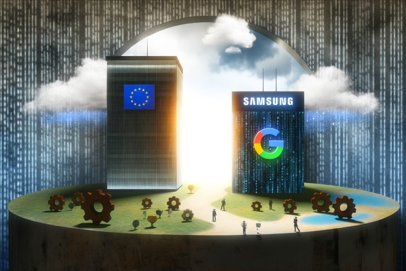 قرارداد همکاری گوگل و سامسونگ در سرویس گلکسی AI زیر ذرهبین نهادهای نظارتی اتحادیه اروپا