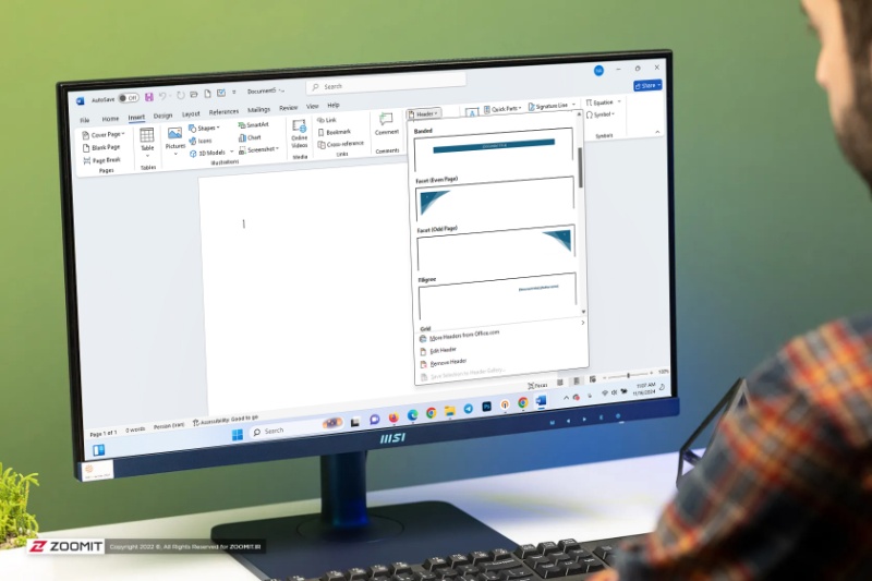 آموزش طراحی سربرگ در ورد؛ ساده‌‌ ترین روش