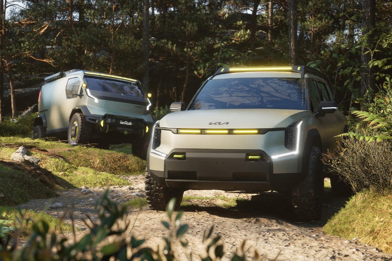 خودروهای مفهومی جدید کیا مخصوص علاقهمندان به ماجراجویی در دل طبیعت هستند