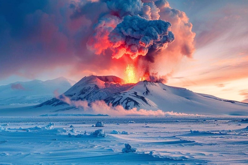 آیا ذوبشدن یخها، آتشفشانهای جنوبگان را بیدار خواهد کرد؟