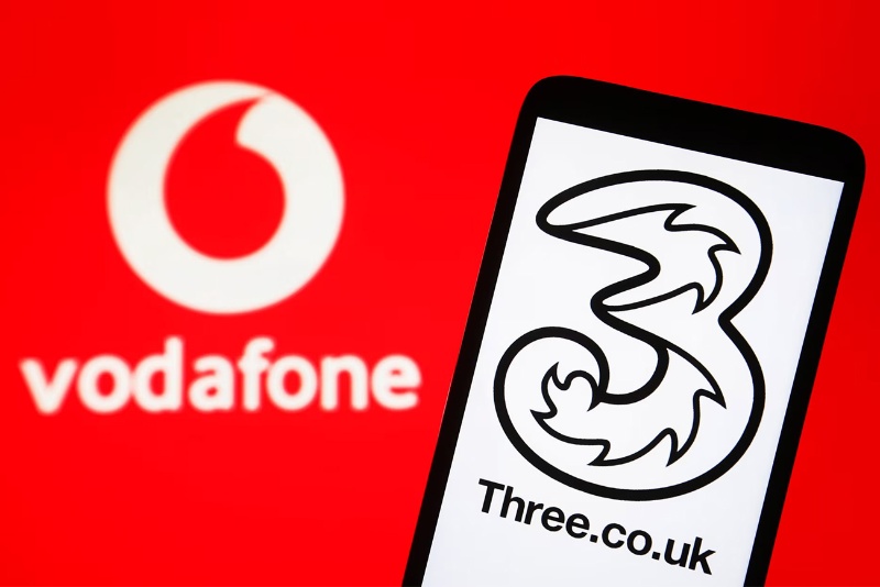 با ادغام ودافون و تری، بزرگ‌ترین اپراتور موبایل بریتانیا شکل می‌گیرد