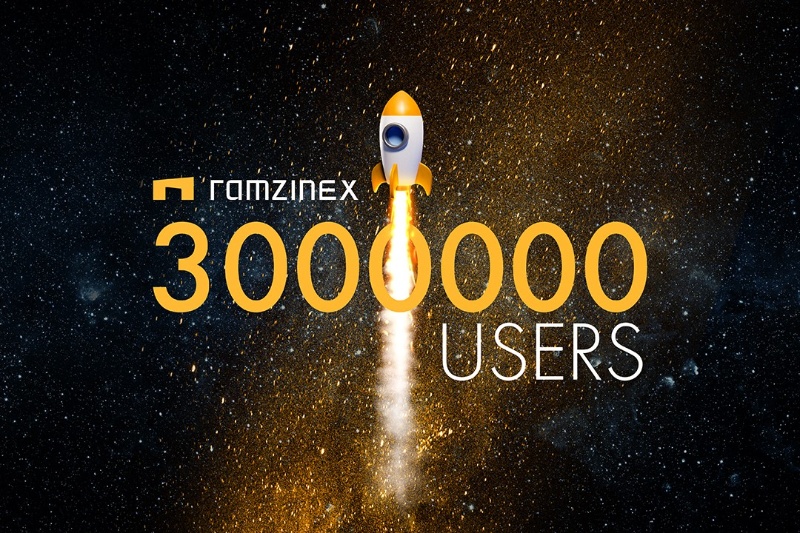 صرافی ارز دیجیتال رمزینکس از مرز ۳ میلیون کاربر عبور کرد
