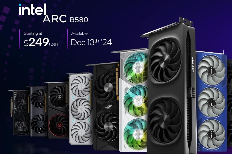 کارتهای گرافیک B580 و B570 اینتل با قیمت منطقی و قدرت مناسب از راه رسیدند