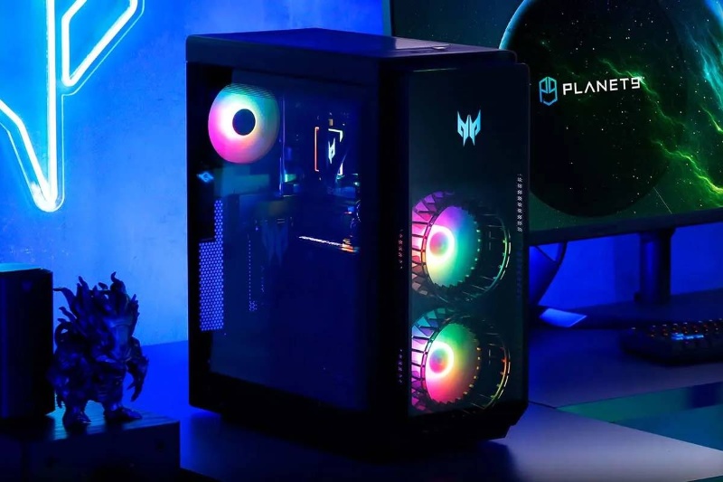 کیس قدرتمند ایسر با کارت گرافیک RTX 5090 و RTX 5080 پیش‌ از رونمایی لو رفت