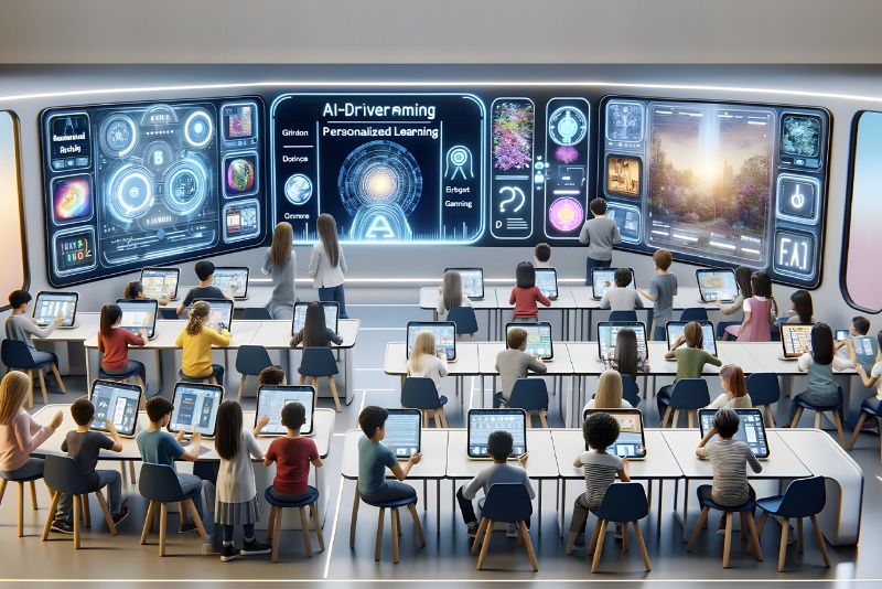 یک مدرسه هوش مصنوعی را جایگزین معلم‌های انسانی کرد