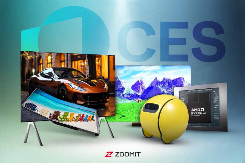 جذاب‌ترین اتفاقات روز اول CES 2025؛ از تلویزیون تماما بی‌سیم ال‌جی تا حضور آتشین AMD