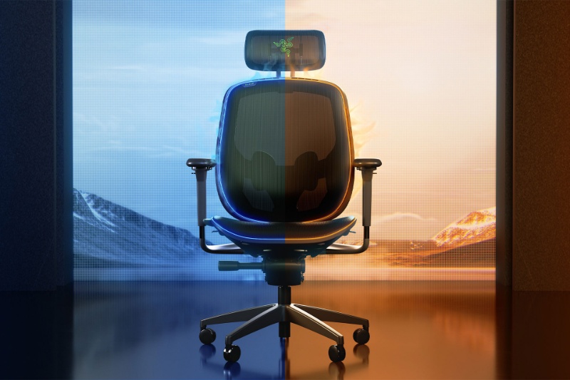 صندلی گیمینگ ریزر هم خنکتان میکند، هم گرم!