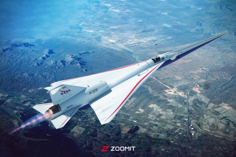 لاکهیدمارتین X-59 QueSST؛ اولین جت مافوقصوتی که دیوار صوتی را نمیشکند