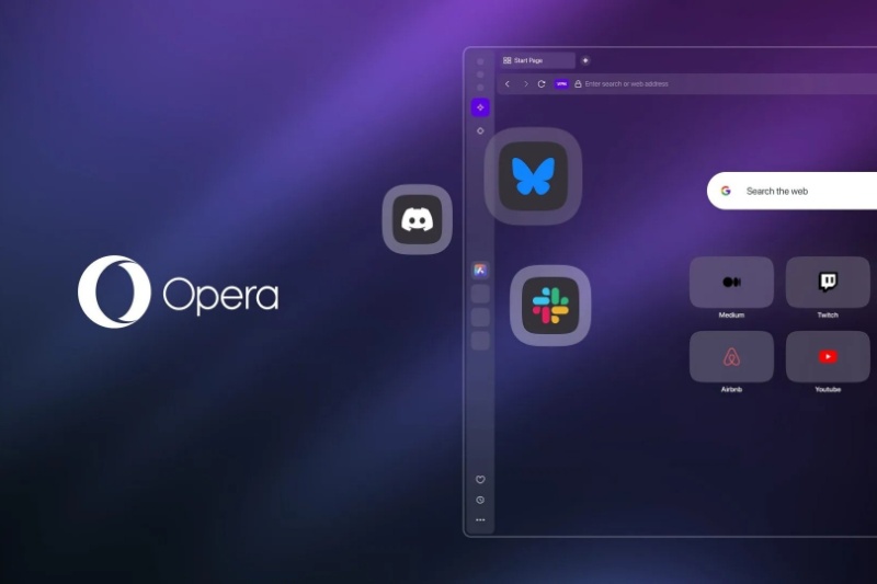 اپرا پشتیبانی از اسلک، بلواسکای و دیسکورد را به مرورگر خود اضافه کرد
