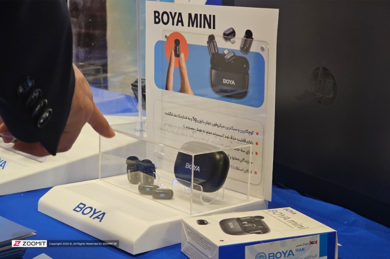 بویا از کوچکترین و سبکترین میکروفون دنیا در ایران رونمایی کرد