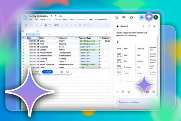 اپلیکیشن Google Sheets حالا بهلطف هوش مصنوعی، سریعتر و کارآمدتر از گذشته است