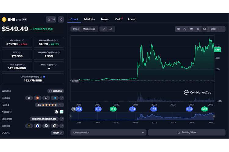 عملکرد قیمتی TON و BNB در ۲۰۲۵ | کدام کوین پتانسیل رشد بیشتری دارد؟