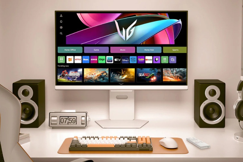 مانیتور گیمینگ ال‌جی با پنل 4K و ۱۴۴ هرتزی و قابلیت‌های مشترک با تلویزیون‌های هوشمند، قلب گیمرها را هدف گرفته است