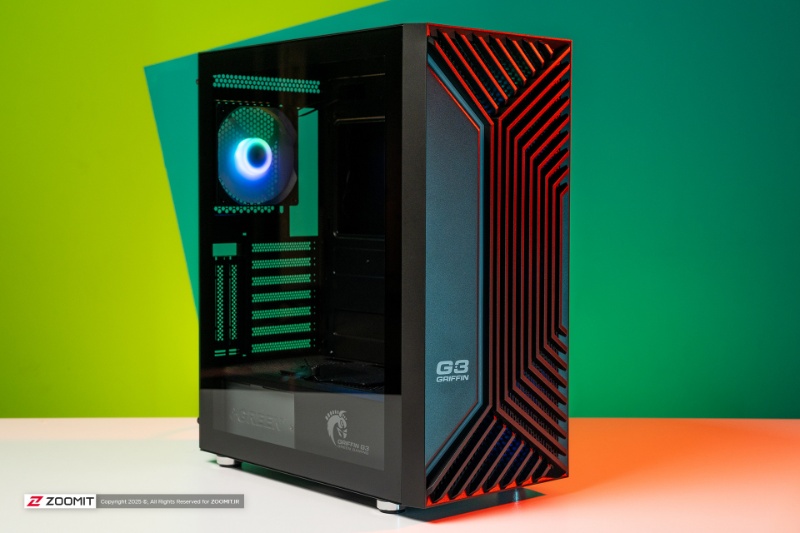 نگاه نزدیک به کیس GRIFFIN G3 Plus گرین؛ ترکیب بهینهای از طراحی و کارایی