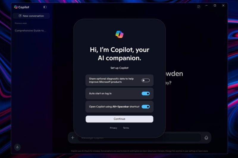 کوپایلت در ویندوز بازطراحی شد؛ تجربهای جذابتر با رابط کاربری بومی