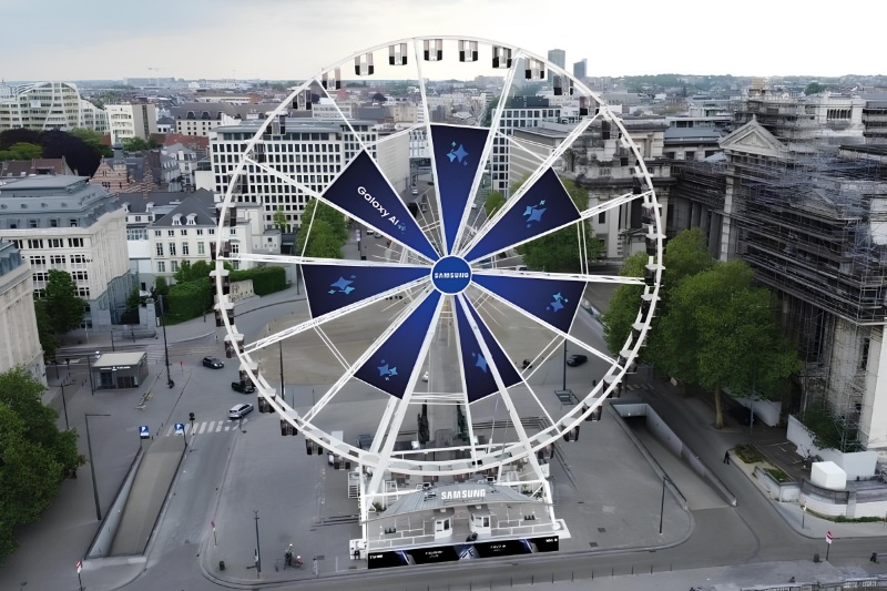 تبلیغ سامسونگ برای گلکسی S25؛ چرخوفلک معروف بلژیک ۲ هفته رایگان شد!