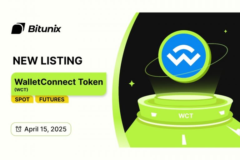 توکن (WalletConnect (WCT اکنون پس از راه‌اندازی در ۲۷ فروردین در بیت یونیکس قابل معامله است