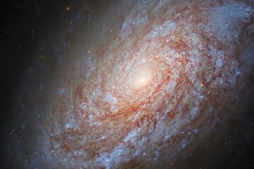 عکس | یک کهکشان مارپیچی کُرکی