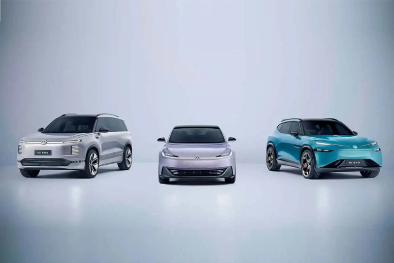 فولکسواگن ۳ خودرو مفهومی با طراحی جذاب و آیندهنگرانه از سری ID رونمایی کرد