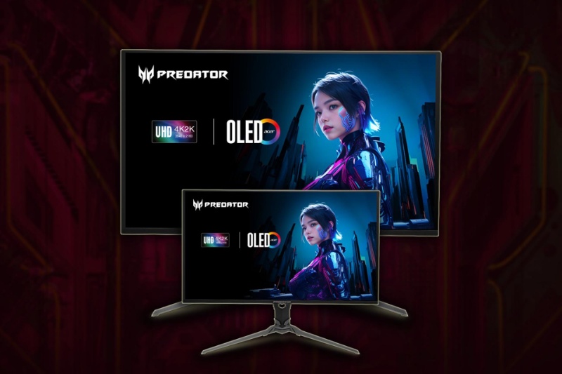 مانیتورهای گیمینگ جدید ایسر معرفی شدند؛ پنل ۲۴۰ هرتزی QD-OLED با وضوح 4K وعمق رنگ ۱۰ بیتی