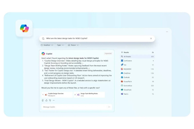مایکروسافت ۳۶۵ کوپایلت با ابزارهای جدید آپدیت شد