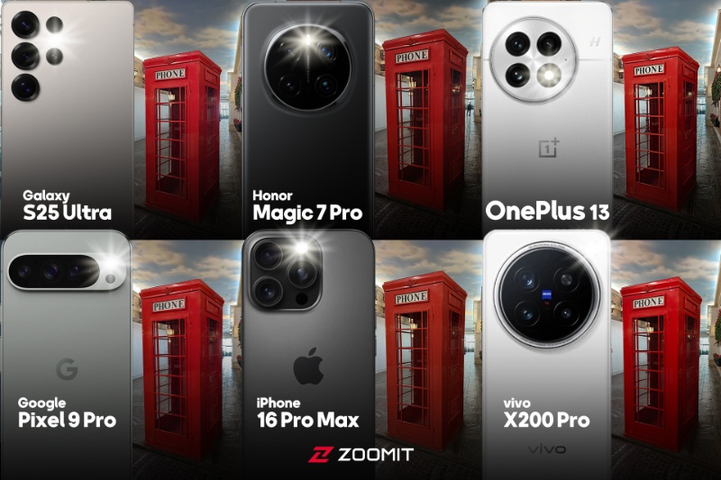 مقایسه دوربین بهترینهای بازار؛ تقابل پرچمداران تمامعیار اپل، سامسونگ، گوگل، ویوو، آنر و وانپلاس