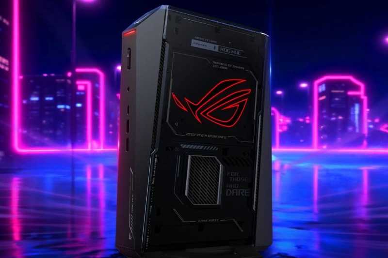مینی پی‌سی قدرتمند ROG NUC 2025 ایسوس با پردازنده Core Ultra 200HX و گرافیک RTX 5080 معرفی شد