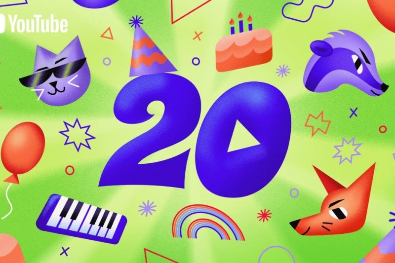 یوتیوب تولد ۲۰ سالگیاش را با بازطراحی نسخه تلویزیون و ویژگیهای جدید جشن گرفت