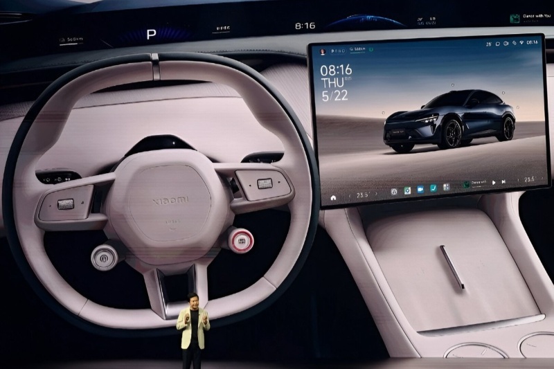 اولین شاسیبلند شیائومی نمایشگر ۱٫۱ متری در کابینش دارد