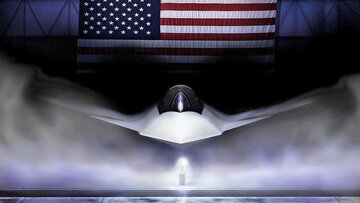 تصویر جنگنده نسل ششم آمریکا / جعلی است یا واقعی؟