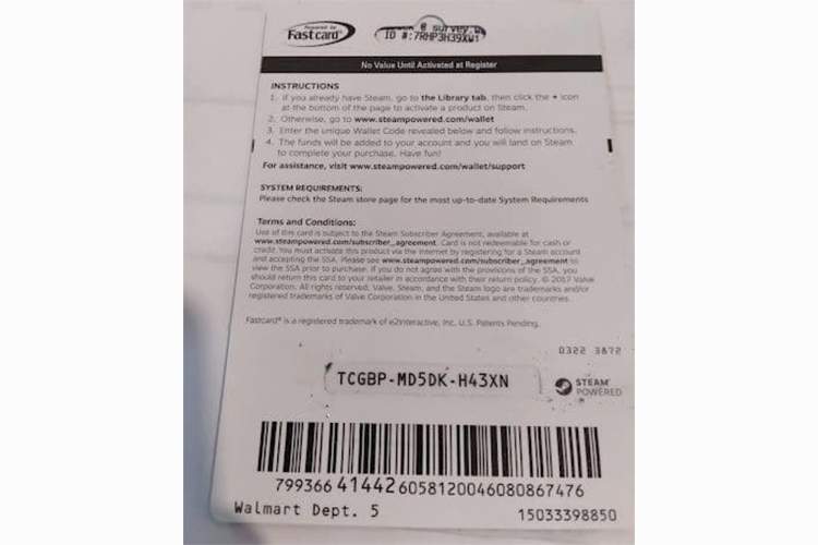 خرید گیفت کارت استیم