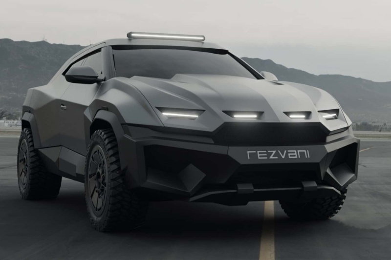 رضوانی مدل ضدگلوله لامبورگینی اوروس را معرفی کرد؛ شاسیبلند خشن