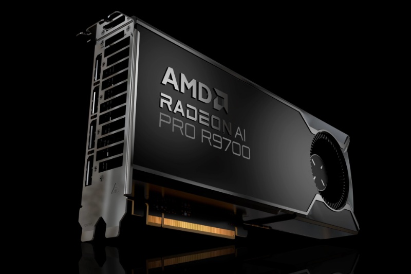 گرافیک Radeon AI Pro R9700 رونمایی شد؛ تلاش AMD برای رقابت جدی‌تر با انویدیا