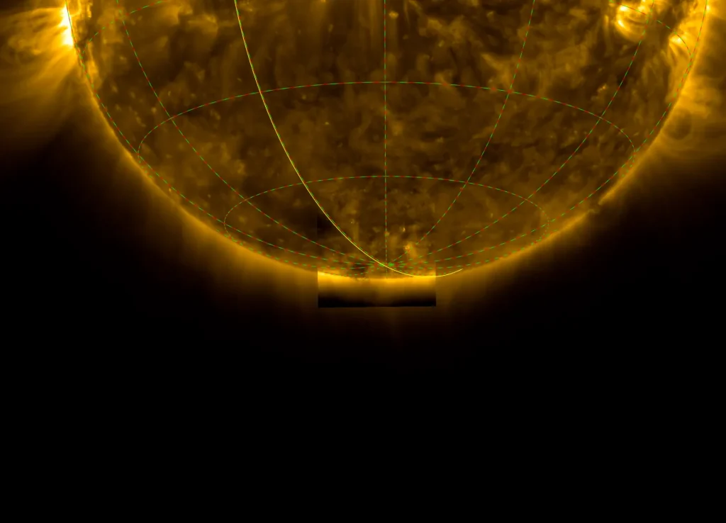 اولین تصویر از قطب جنوب خورشید