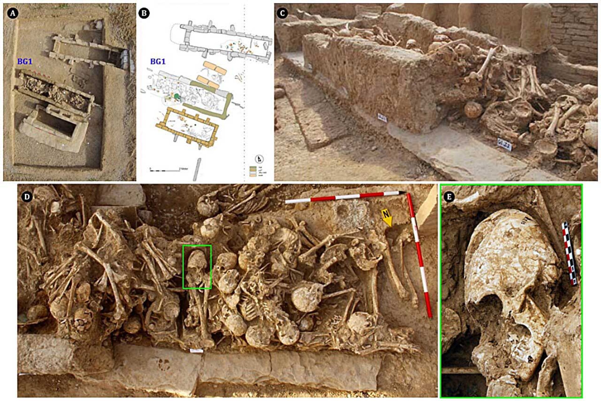 تصاویر هوایی و نمای نزدیک از محوطه باستان‌شناسی چگاسفلی