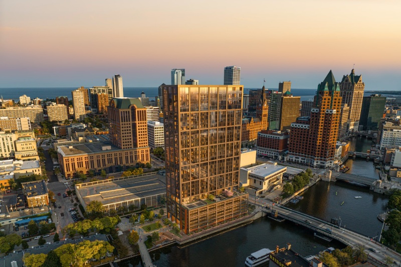 ساخت بلندترین آسمانخراش چوبی دنیا بهزودی در میلواکی آمریکا آغاز میشود