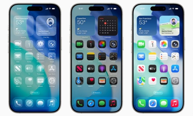 سیستمعامل شیشهای اپل؛ آیکونهای iOS 26 را از نمای نزدیک ببینید