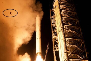 عکس | بدشانس‌ترین قورباغه جهان که همراه موشک پرتاب شد