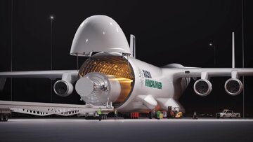 غول آسمان‌ها از راه رسید؛ «ویندرانر»، بزرگترین هواپیمای جهان، رونمایی می‌شود